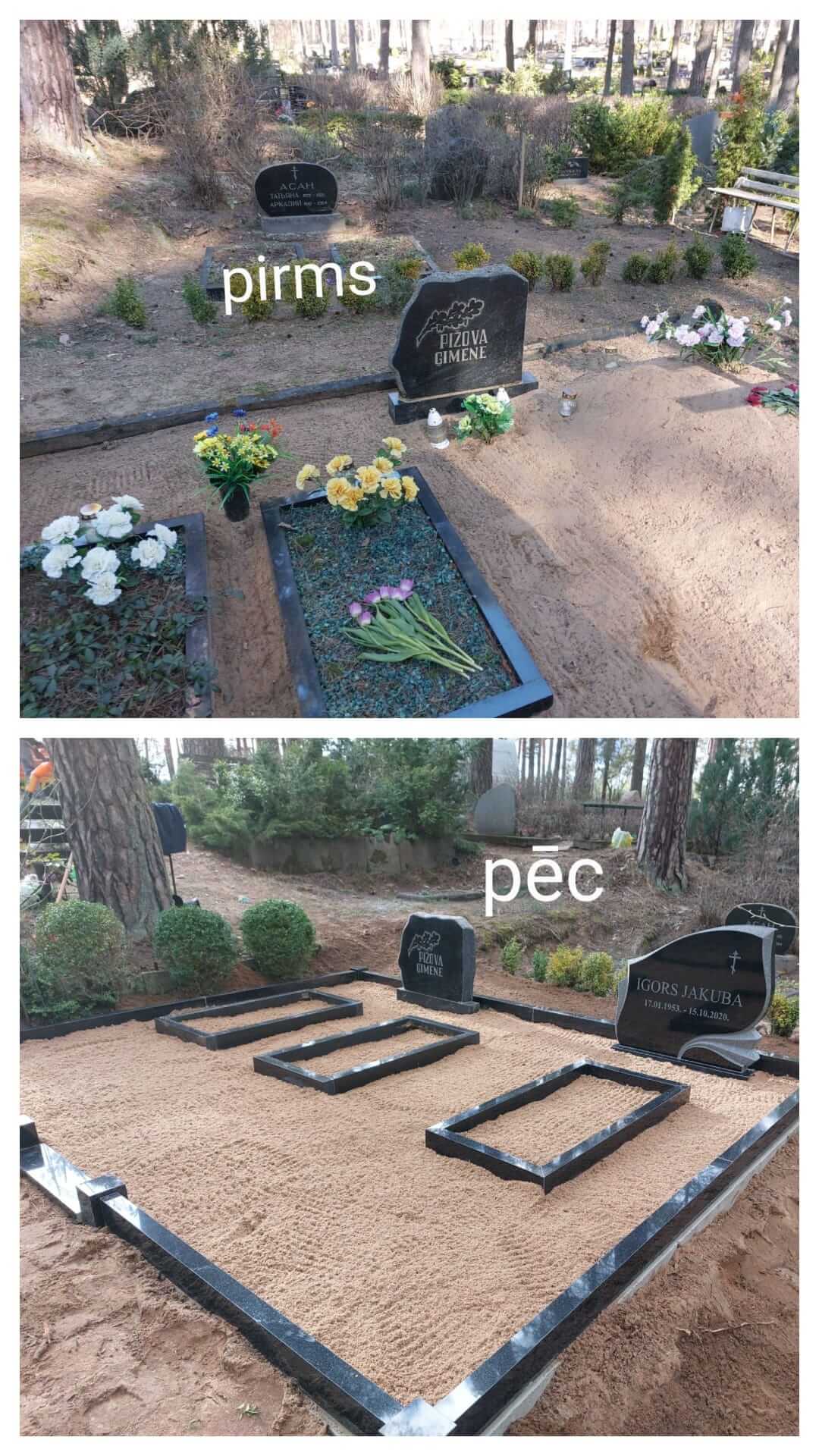 Kapu labiekārtošana