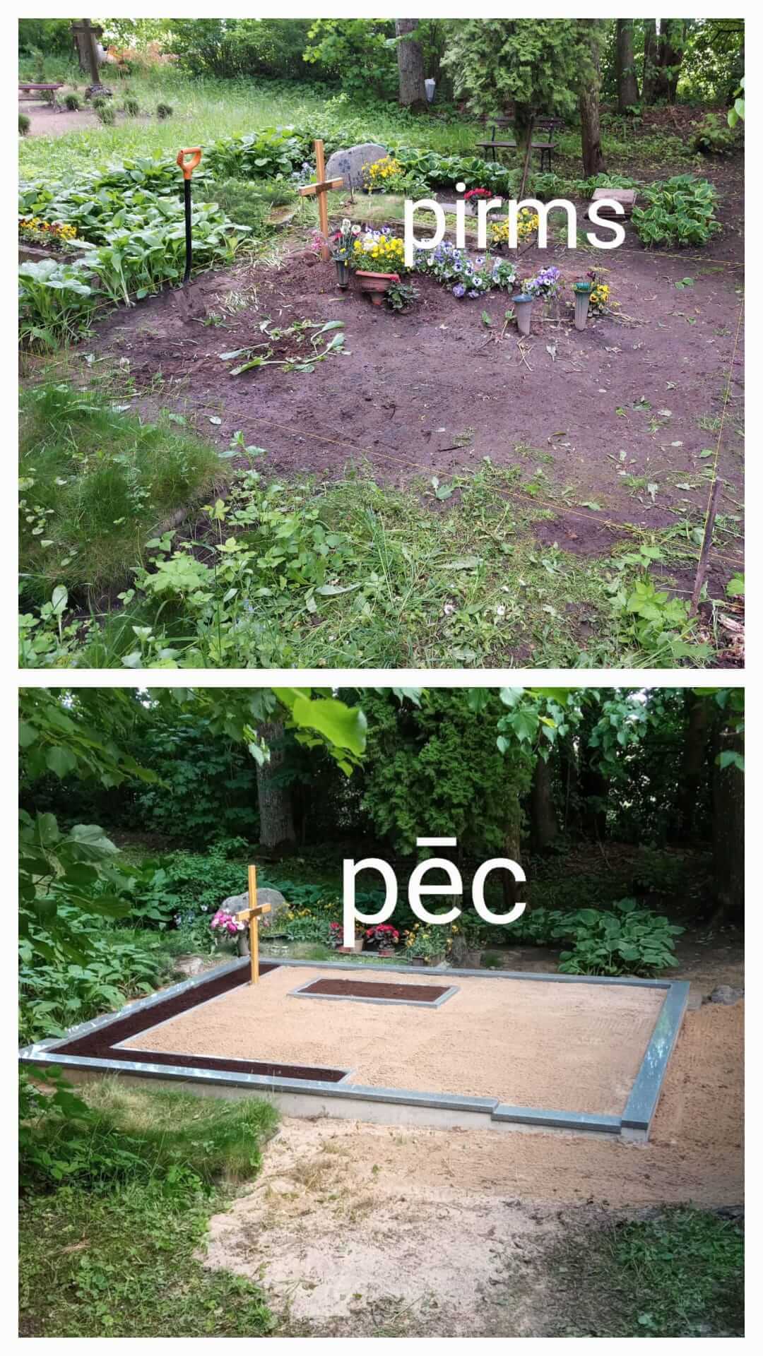 Kapu labiekārtošana