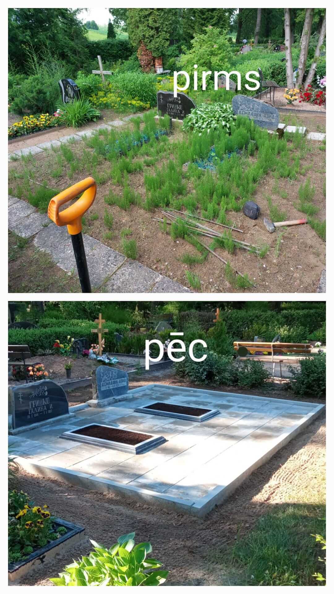 Kapu labiekārtošana