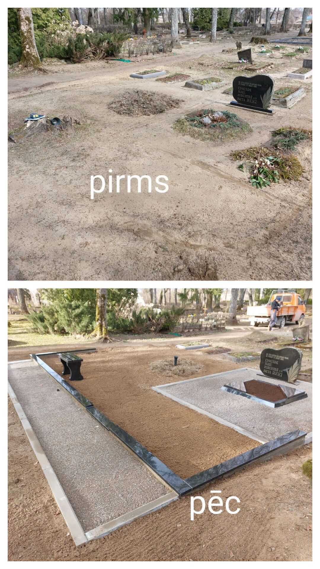 Kapu labiekārtošana