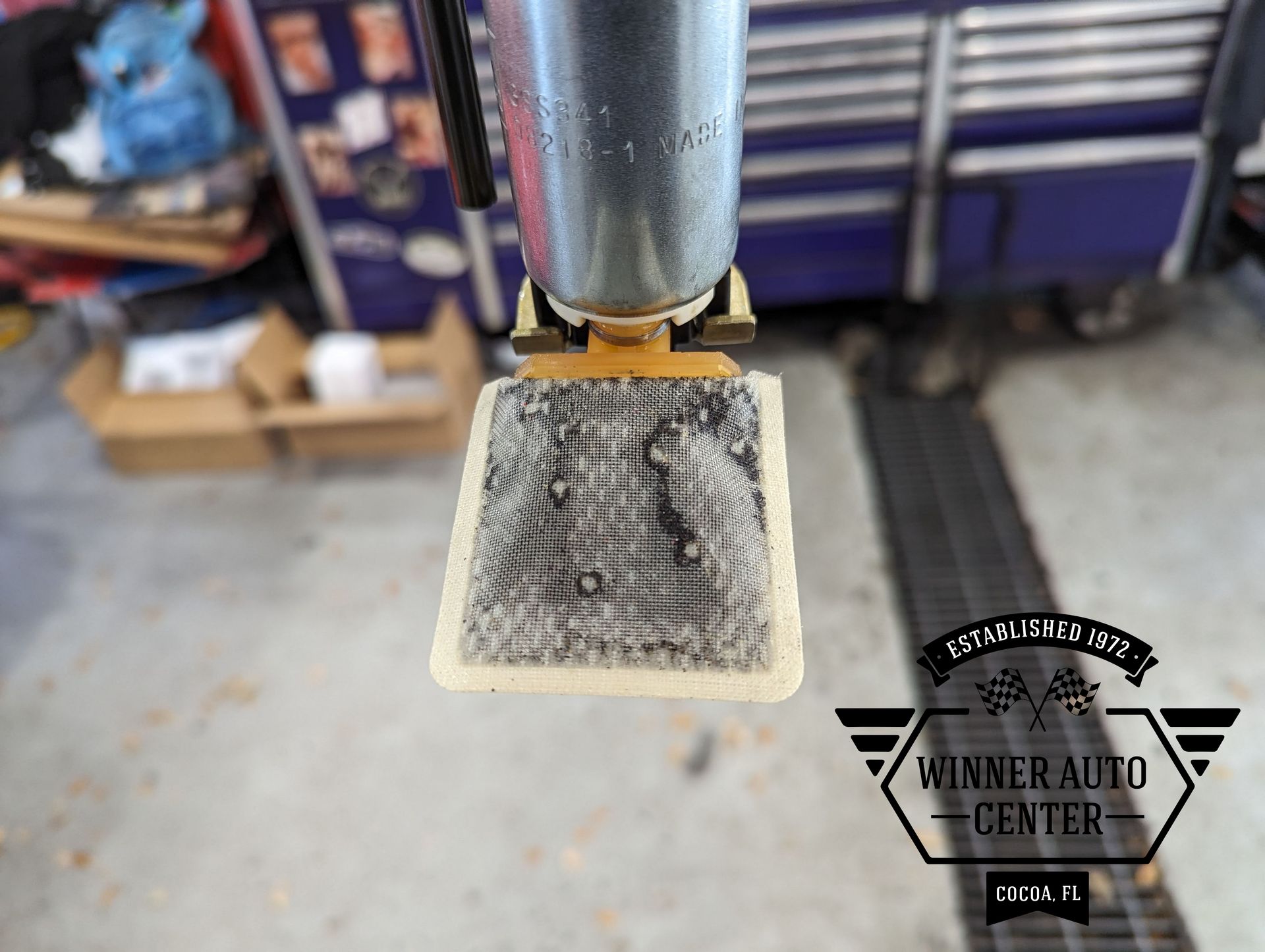 A fuel pump with a clogged filter | Winner Auto Center