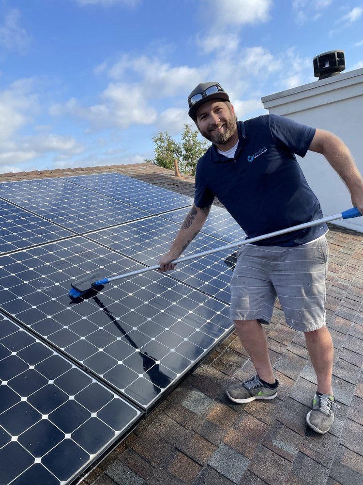Solar panel cleaning — San Diego, CA — Kieths Windows and More