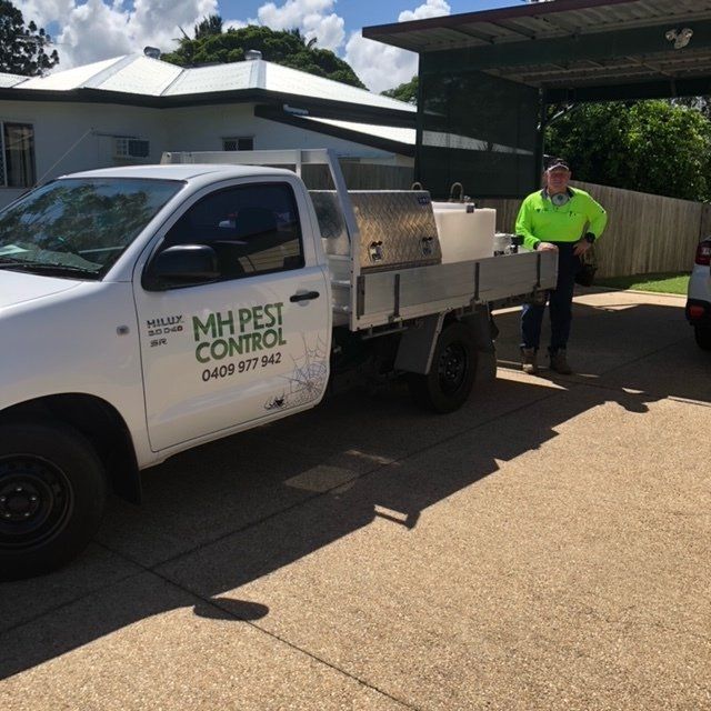 Pest Control Technician with Spraying Equipment — Residential & Commercial Pest Control in Mackay, QLD
