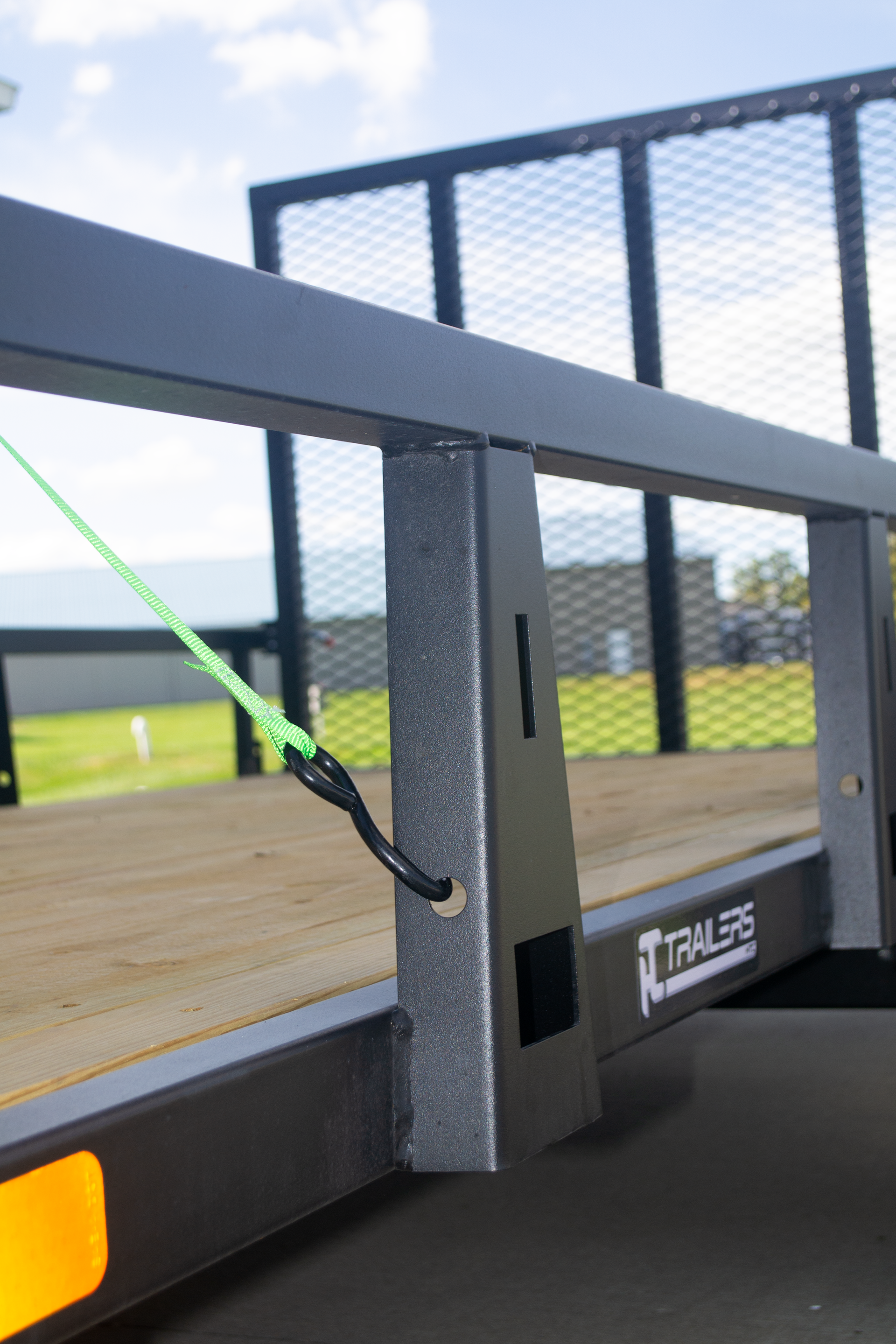 S hook tie down in multi anchor bracket 