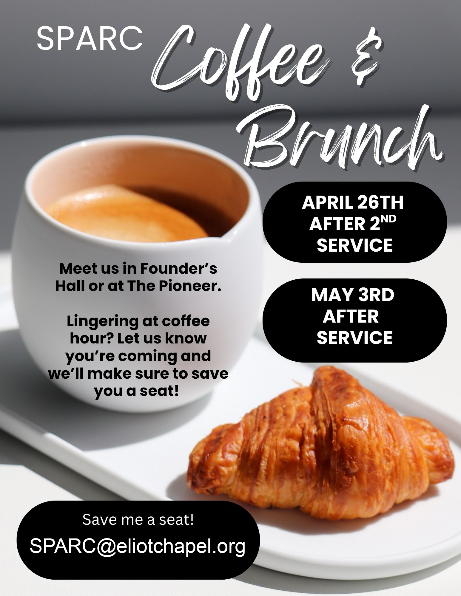 coffee and brunch flyer