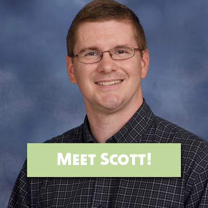 Click for information about Scott Stewart, director of religious education