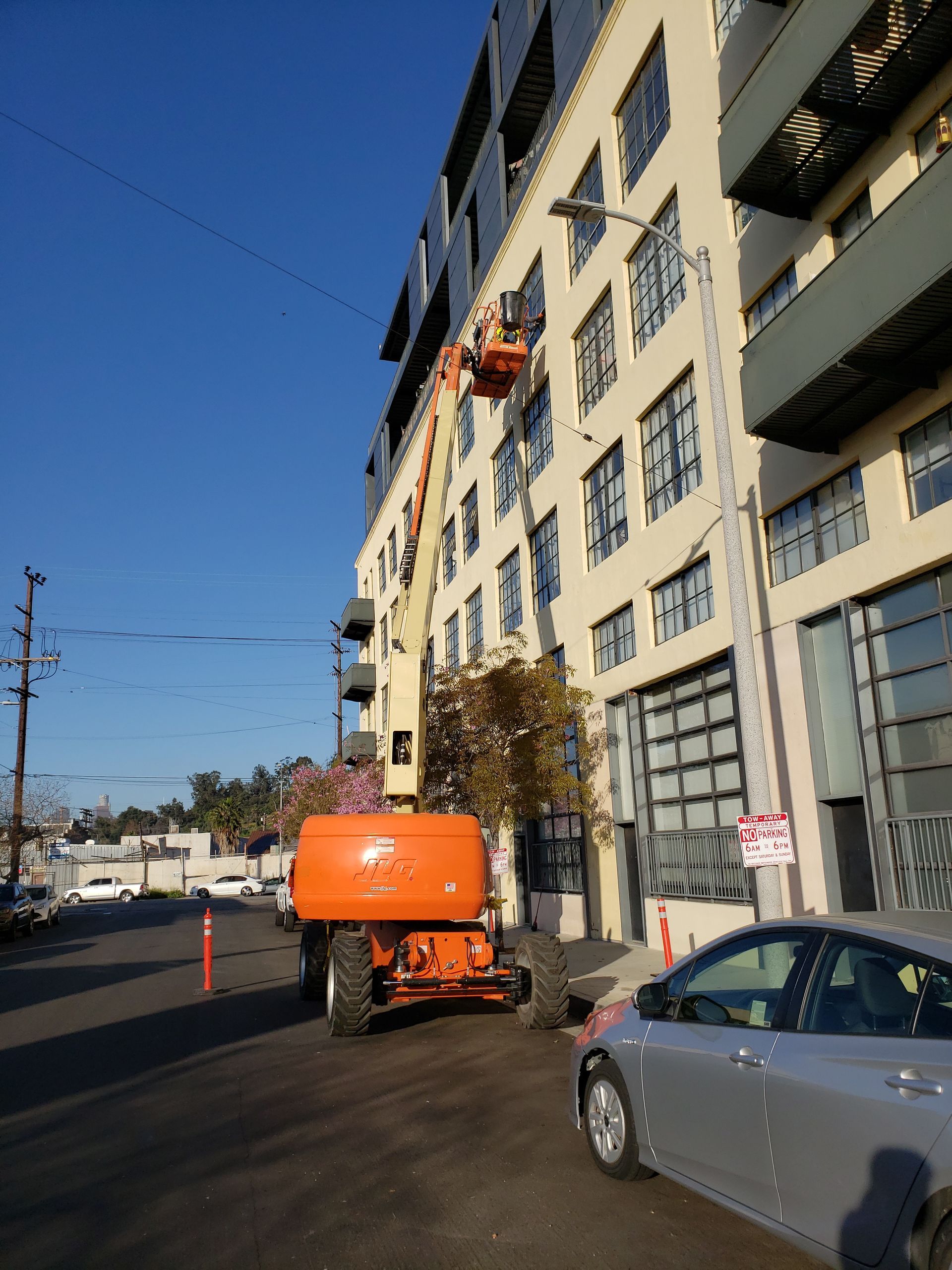 Commercial storefront electrical work LED Guys