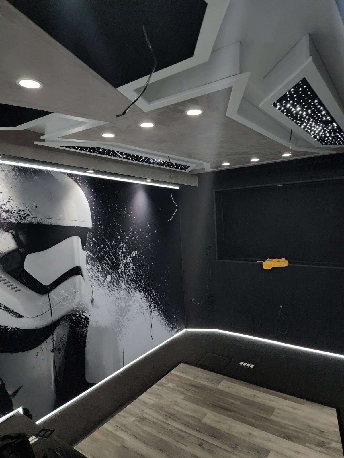 A roof with a lot of solar panels on it