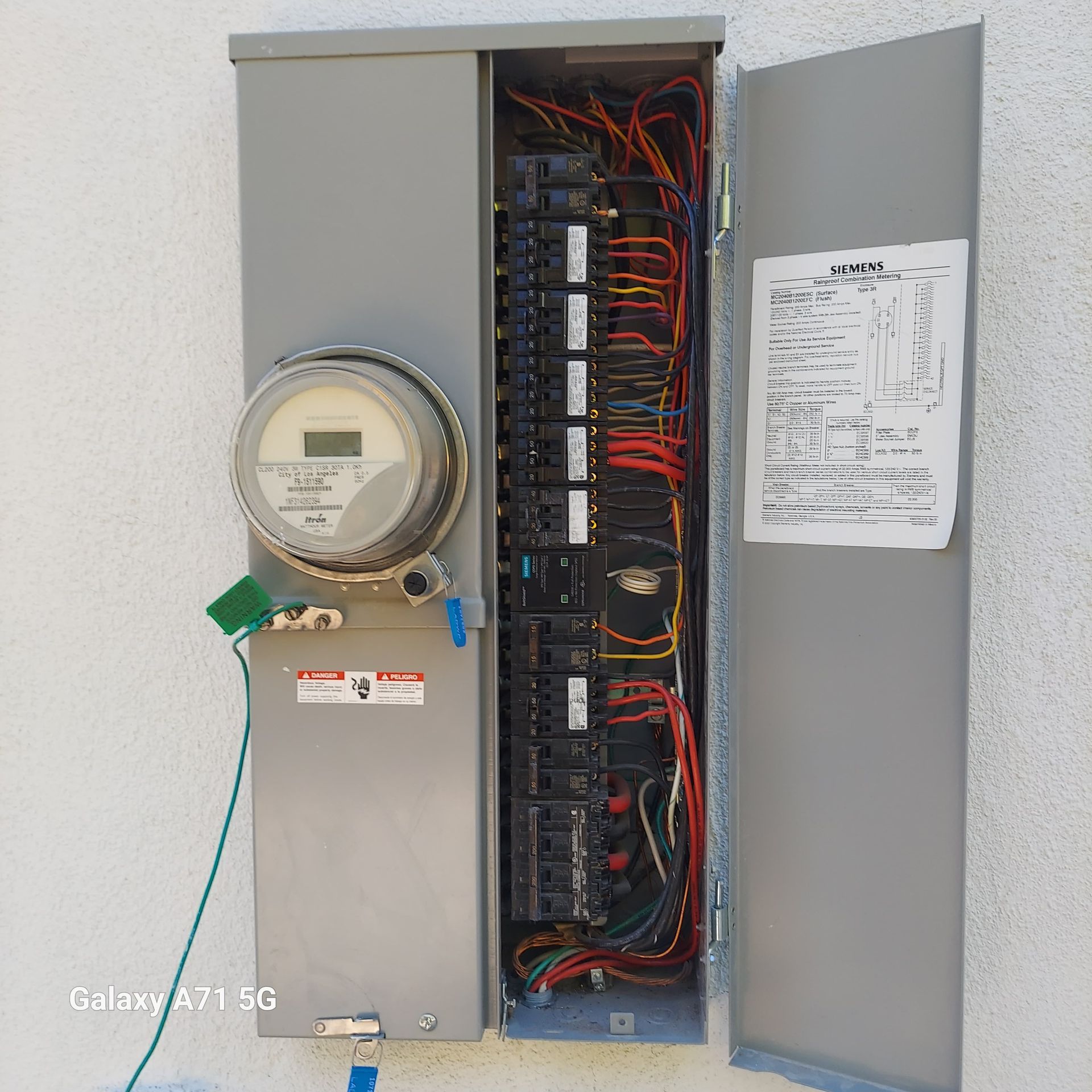 Electrical panel installation Los Angeles