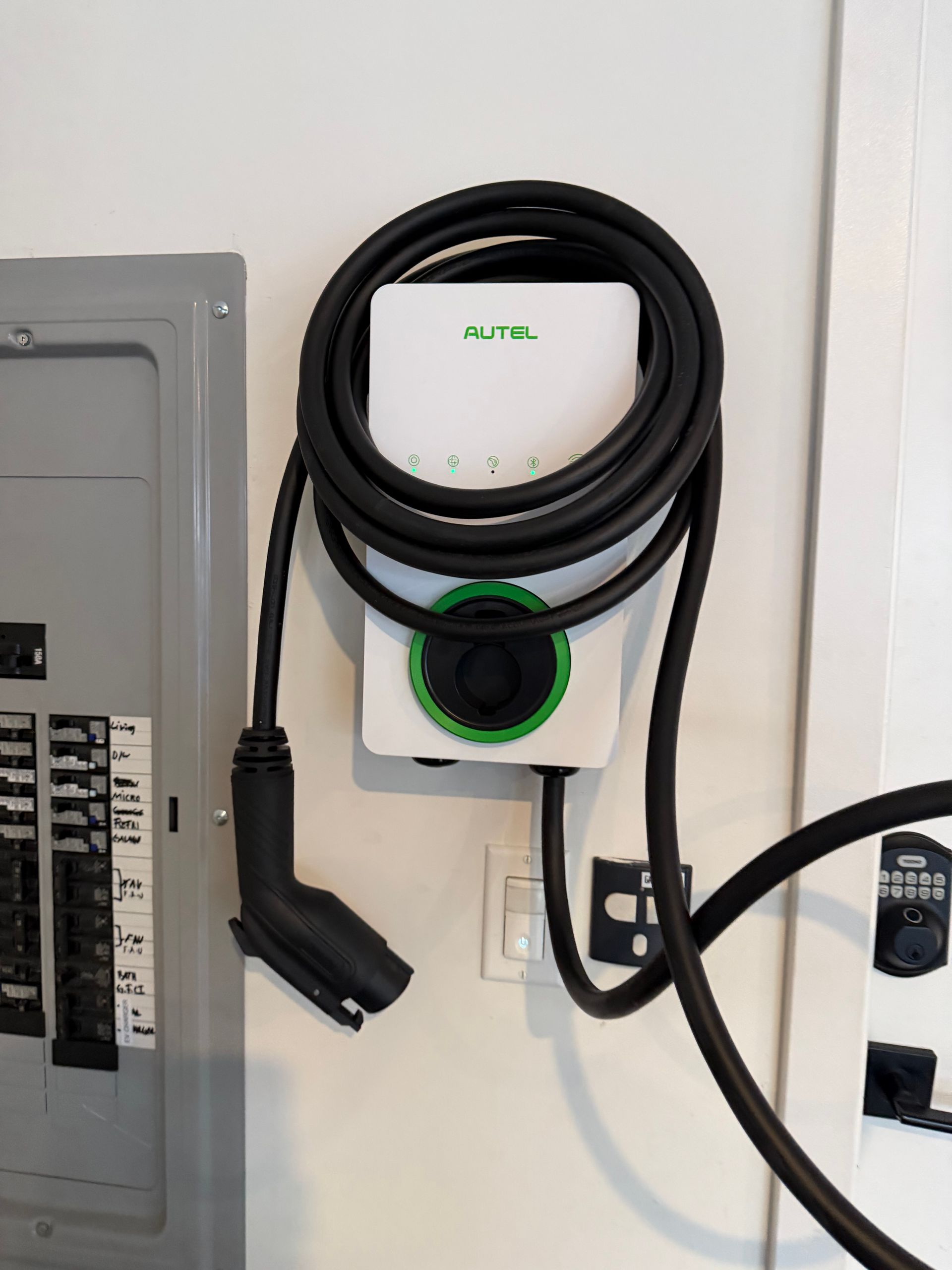 Autel EV Level 2 charger installation in Van Nuys CA