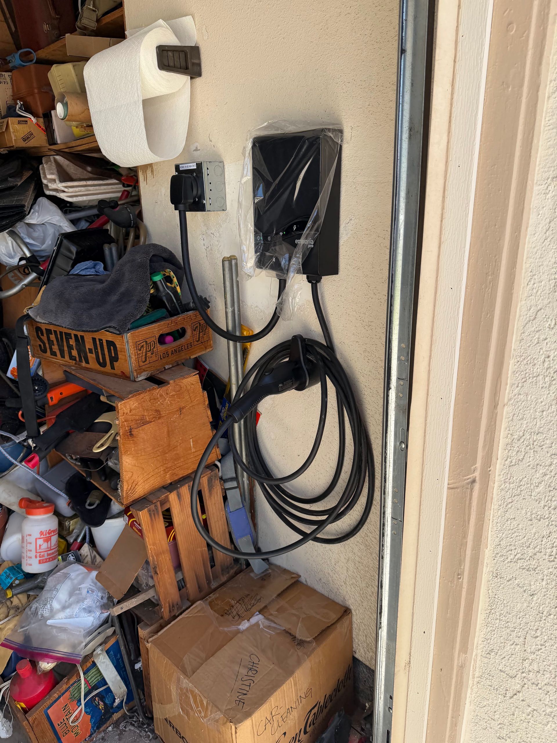 Emporia Level 2 EV charger installation in Chatsworth CA