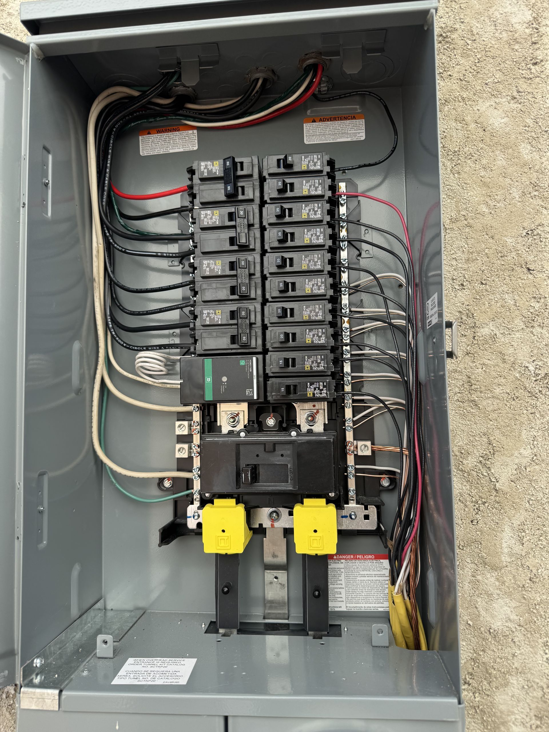 Panel upgrade work by LED Guy Service Los Angeles
