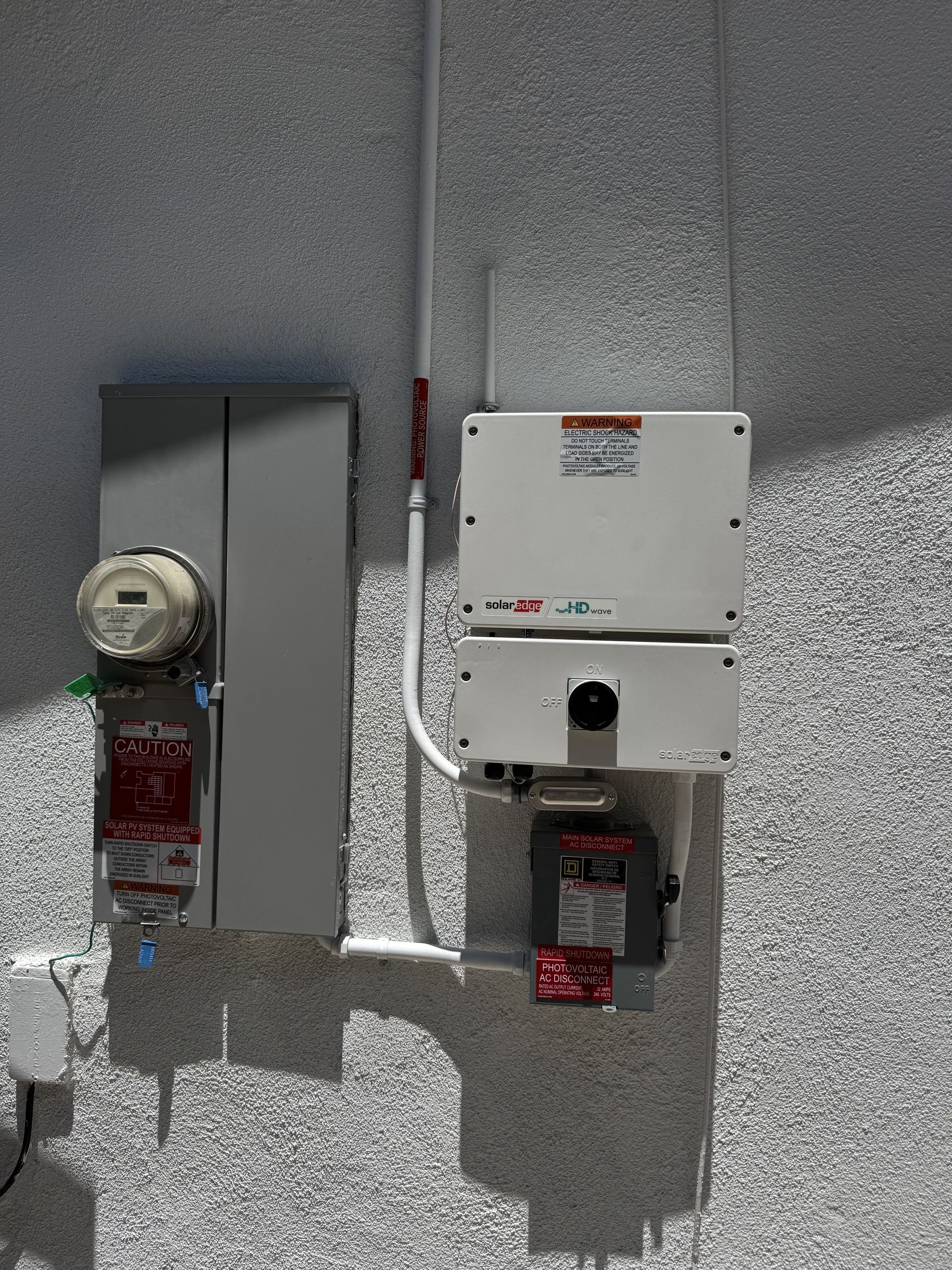 Outdoor electrical and lighting project