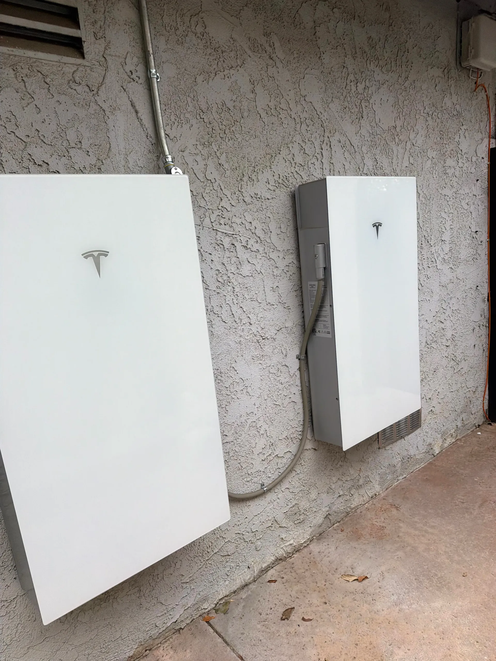 Tesla charging installation work in Los Angeles by LED Guys electrician