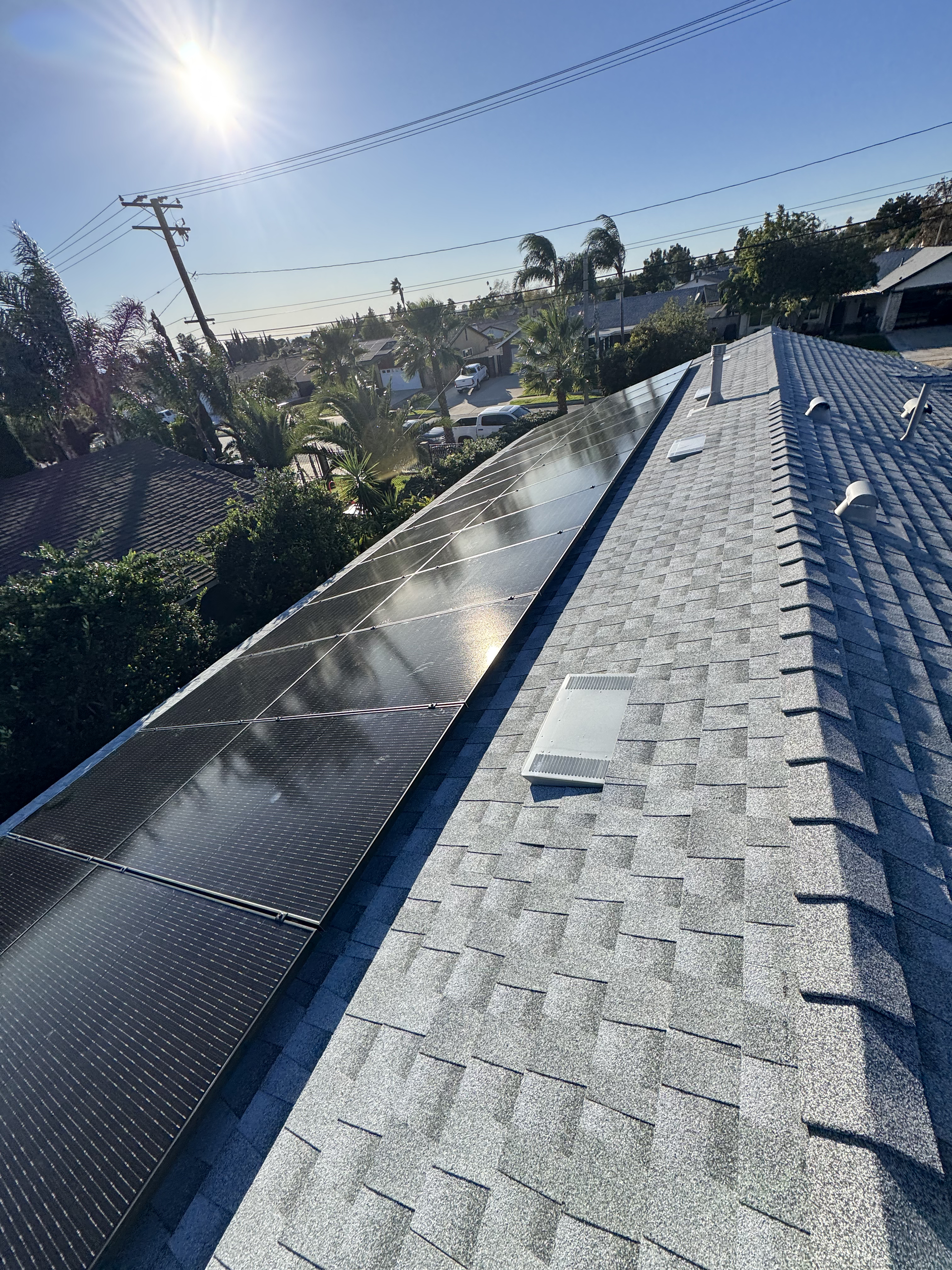 Solar rooftop system Los Angeles - LED Guys