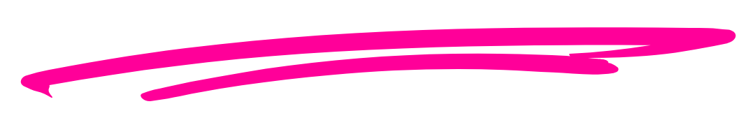 A pink and white brush stroke on a white background.