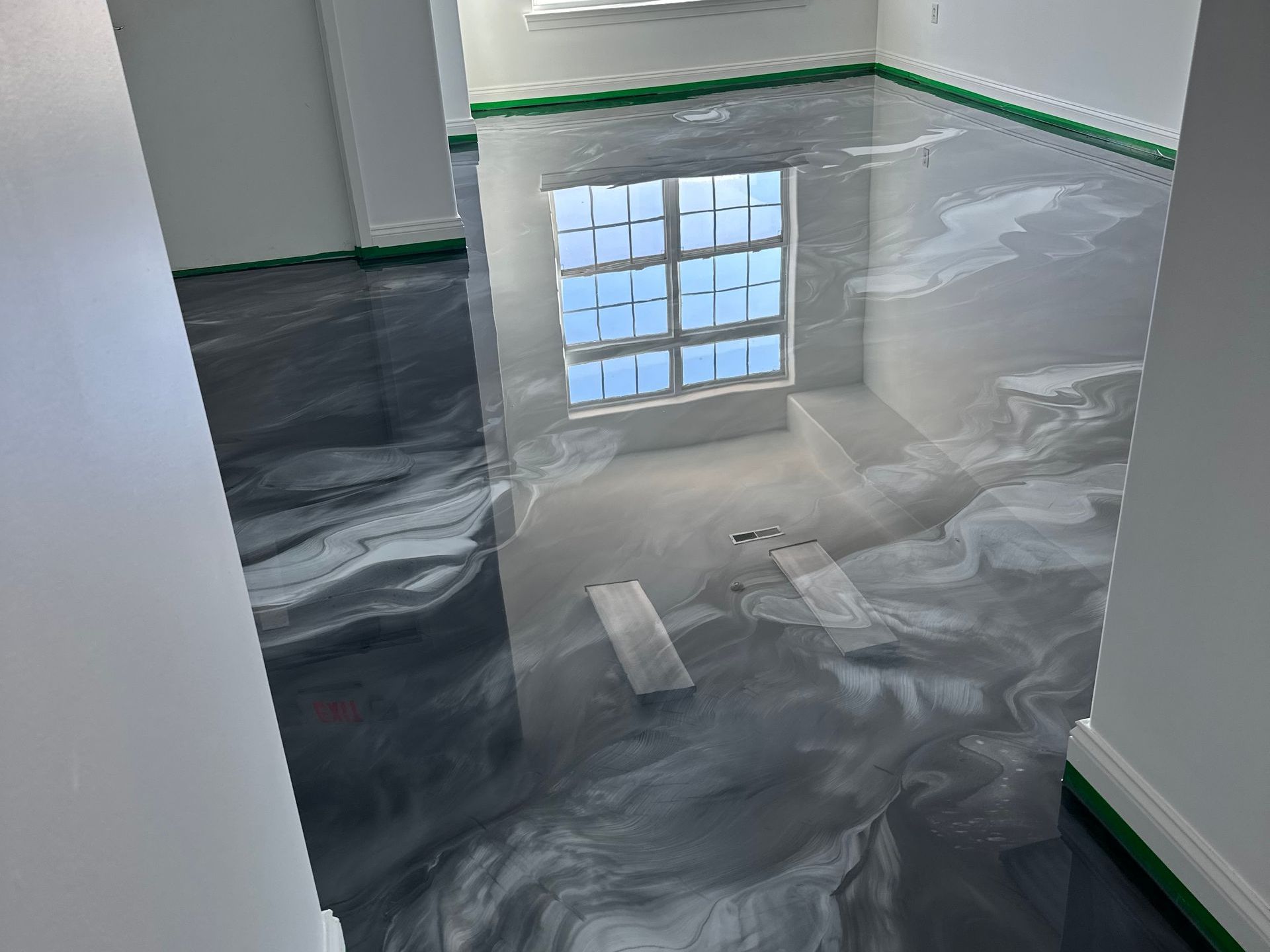 before concrete coating