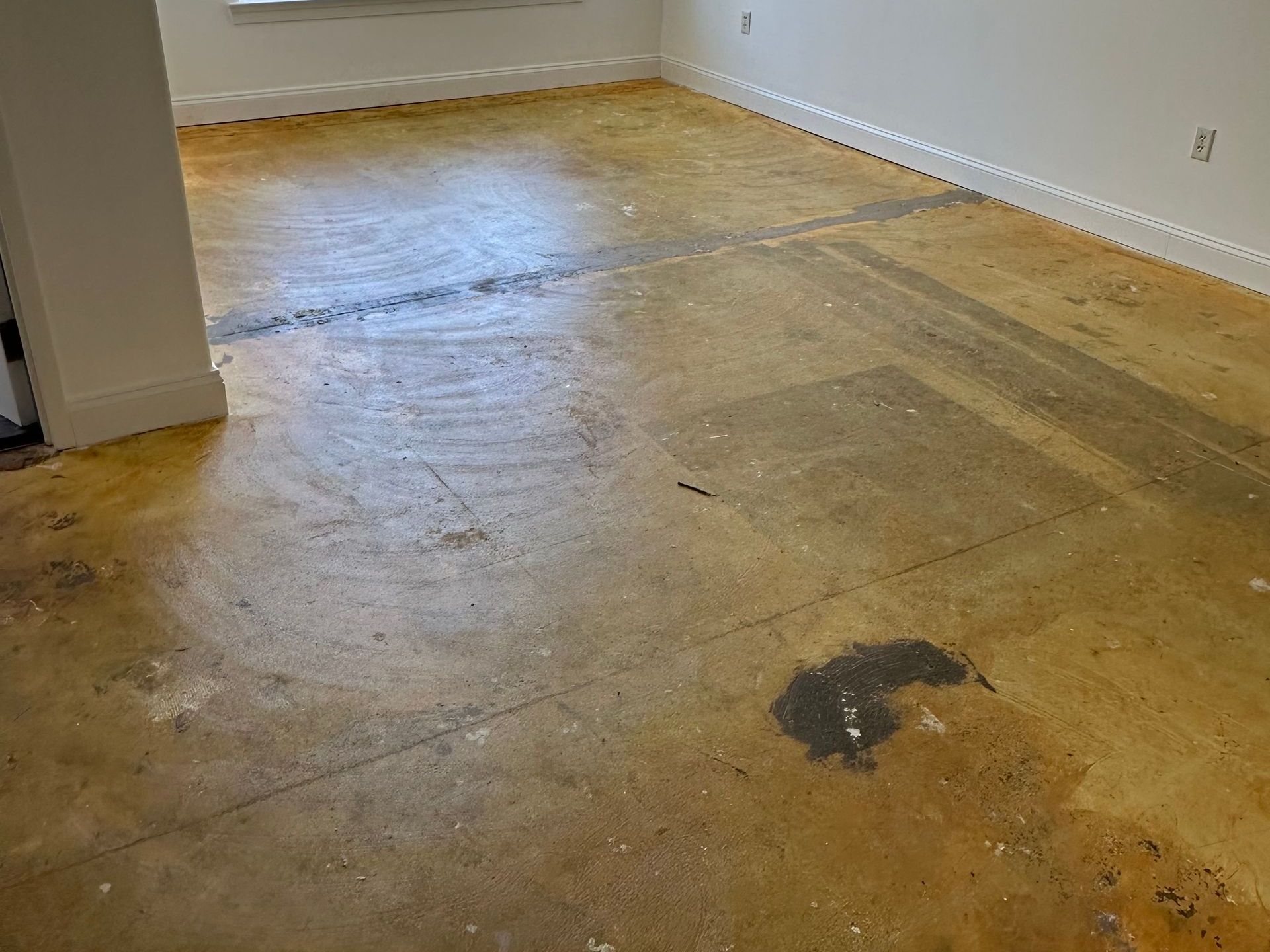before concrete coating