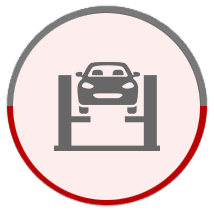 Car servicing icon