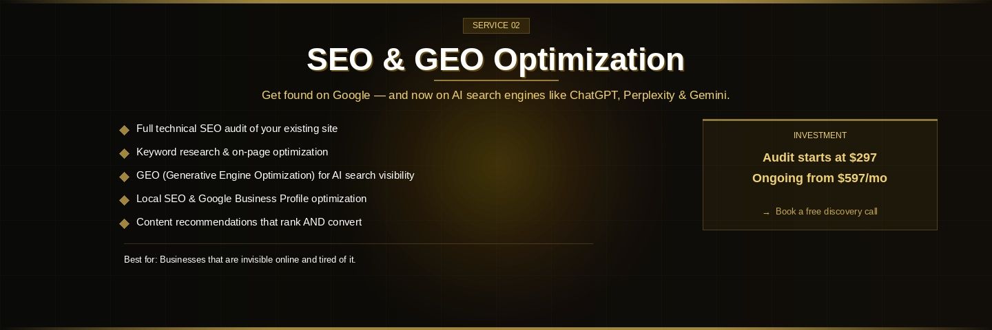SEO and GEO Optimization Service — Done by Di Phoenix AZ