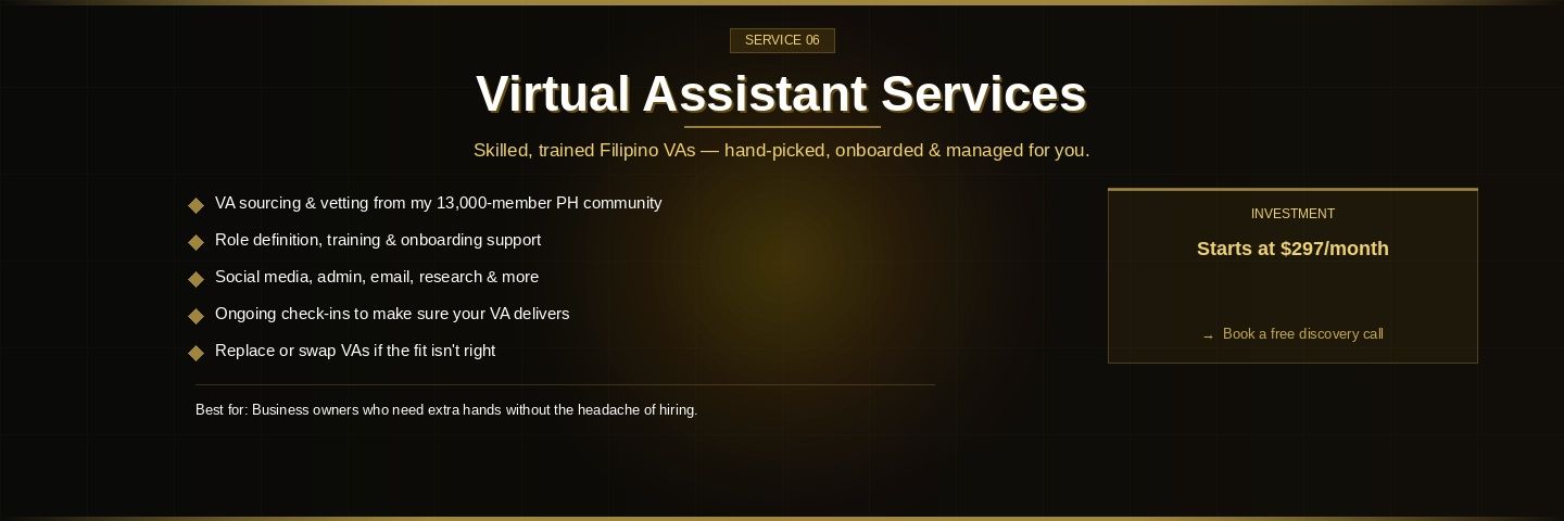 Virtual Assistant Services — Done by Di Phoenix AZ