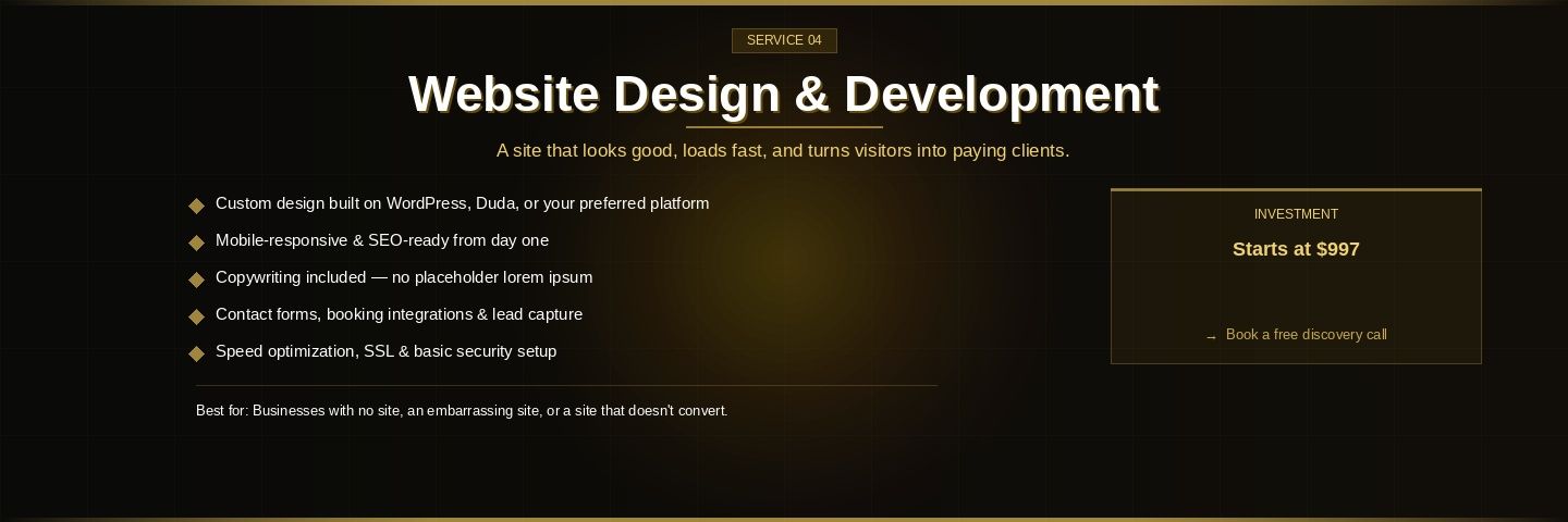 Website Design and Development Service — Done by Di Phoenix AZ