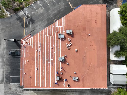 Commercial roof coating