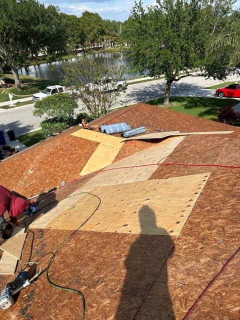 roof work in progress