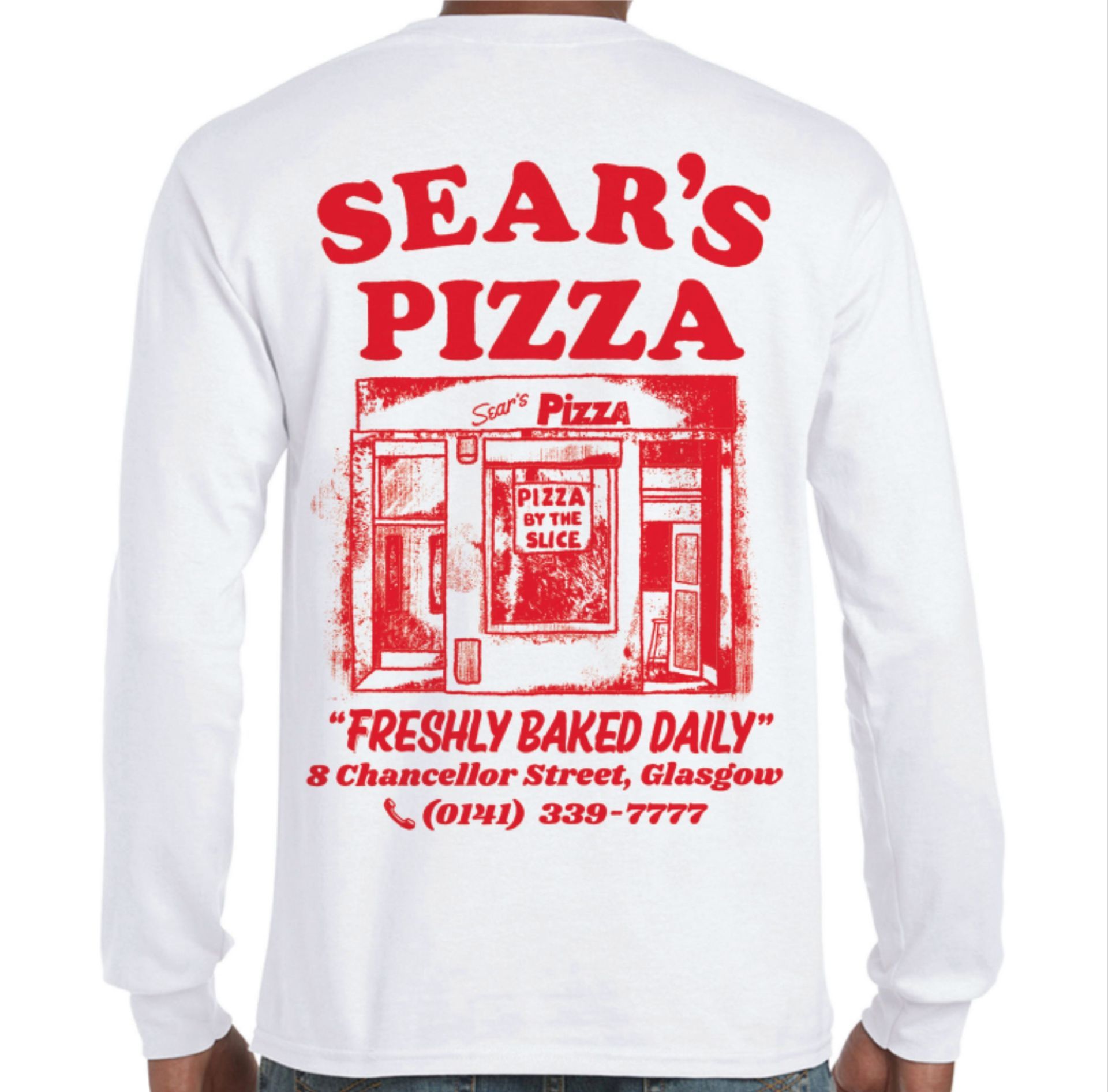 Long Sleeve Sear's Pizza T-Shirt