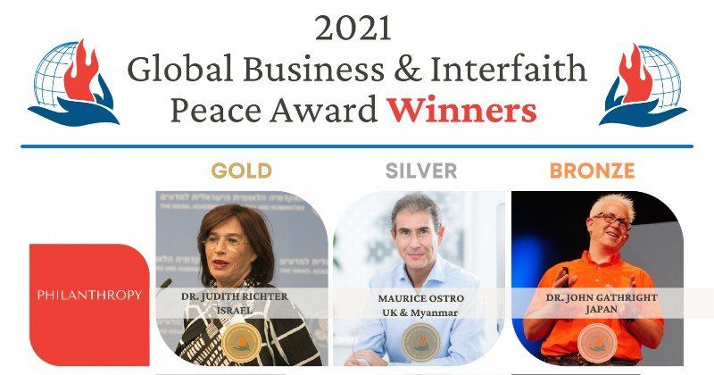 2021 Global Business & Interfaith Peace Award - Bronze Medalist