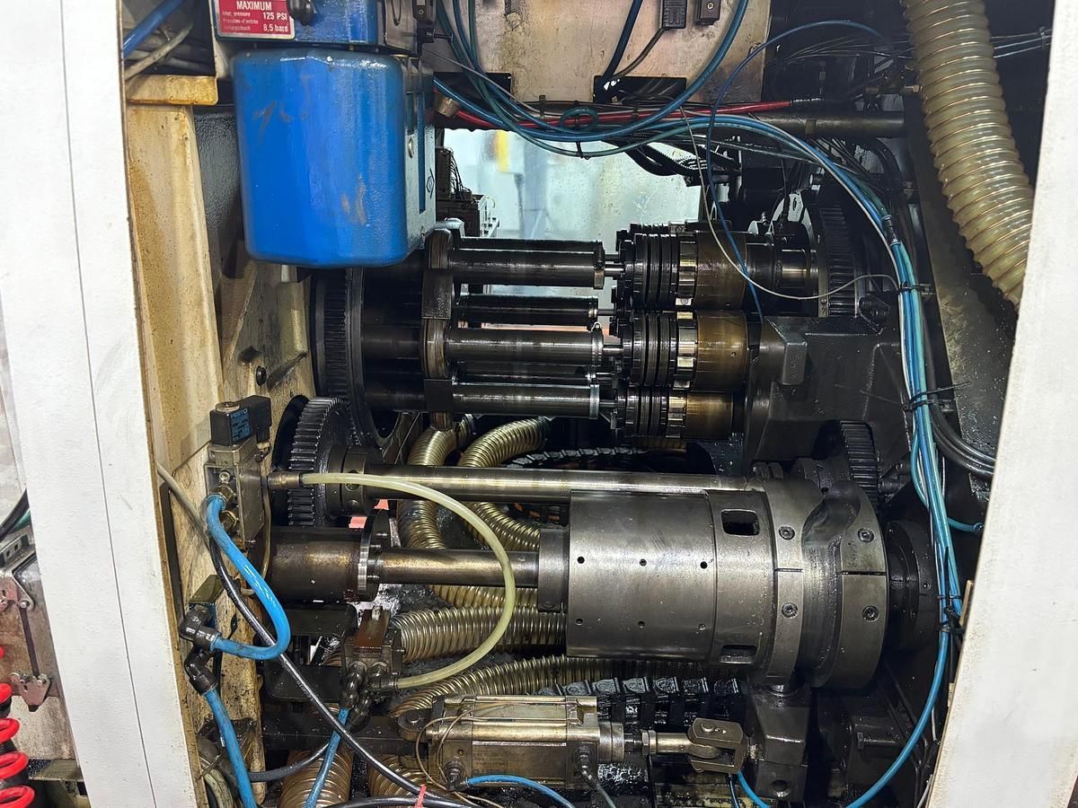 A machine with a lot of wires coming out of it