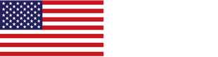 American flag. Blue square with white stars in the upper left corner, red and white stripes below.