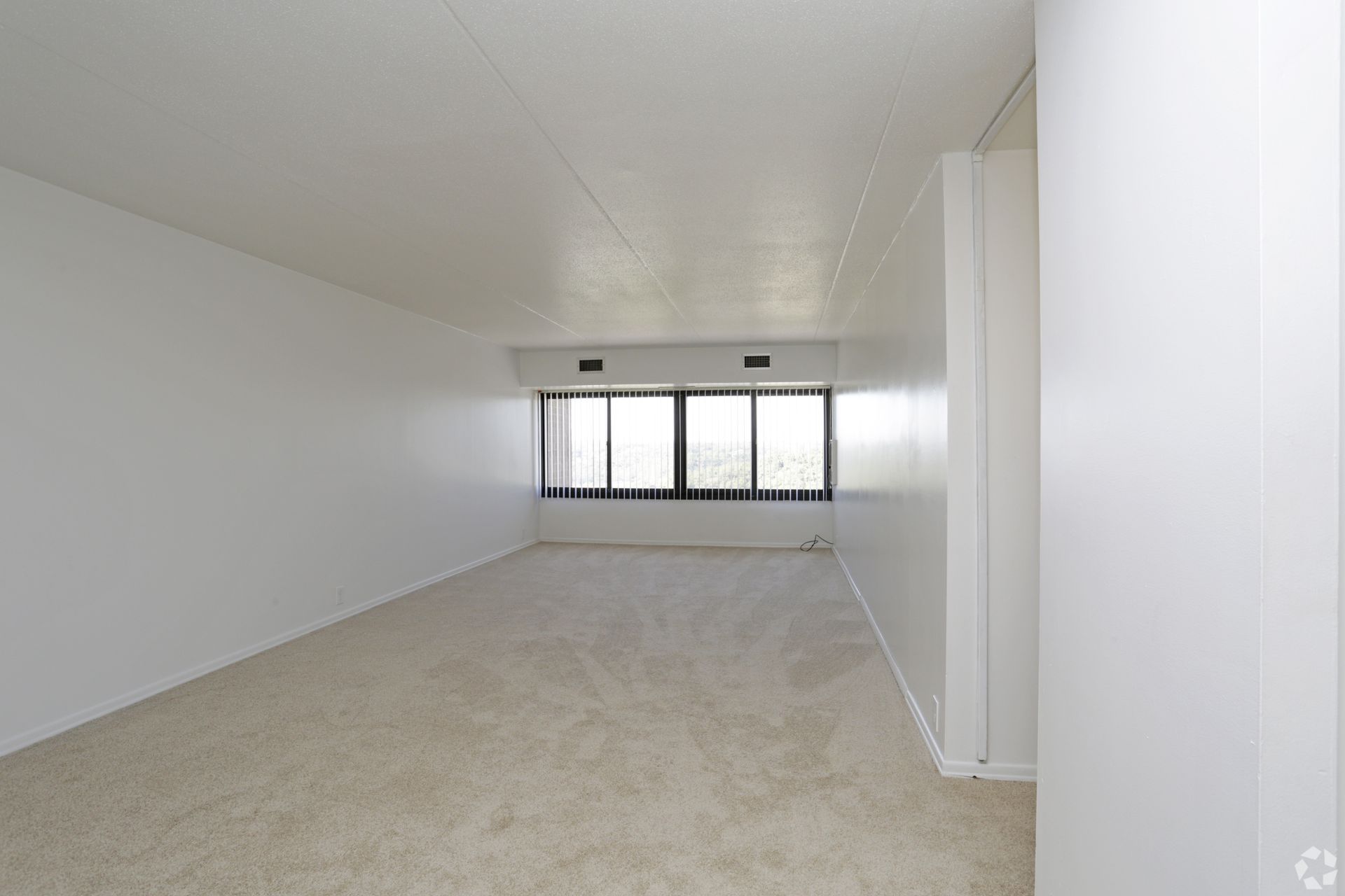 interior with balcony