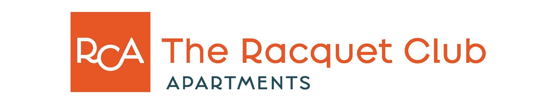 The Racquet Club Apartments Company Logo - click to go to home page