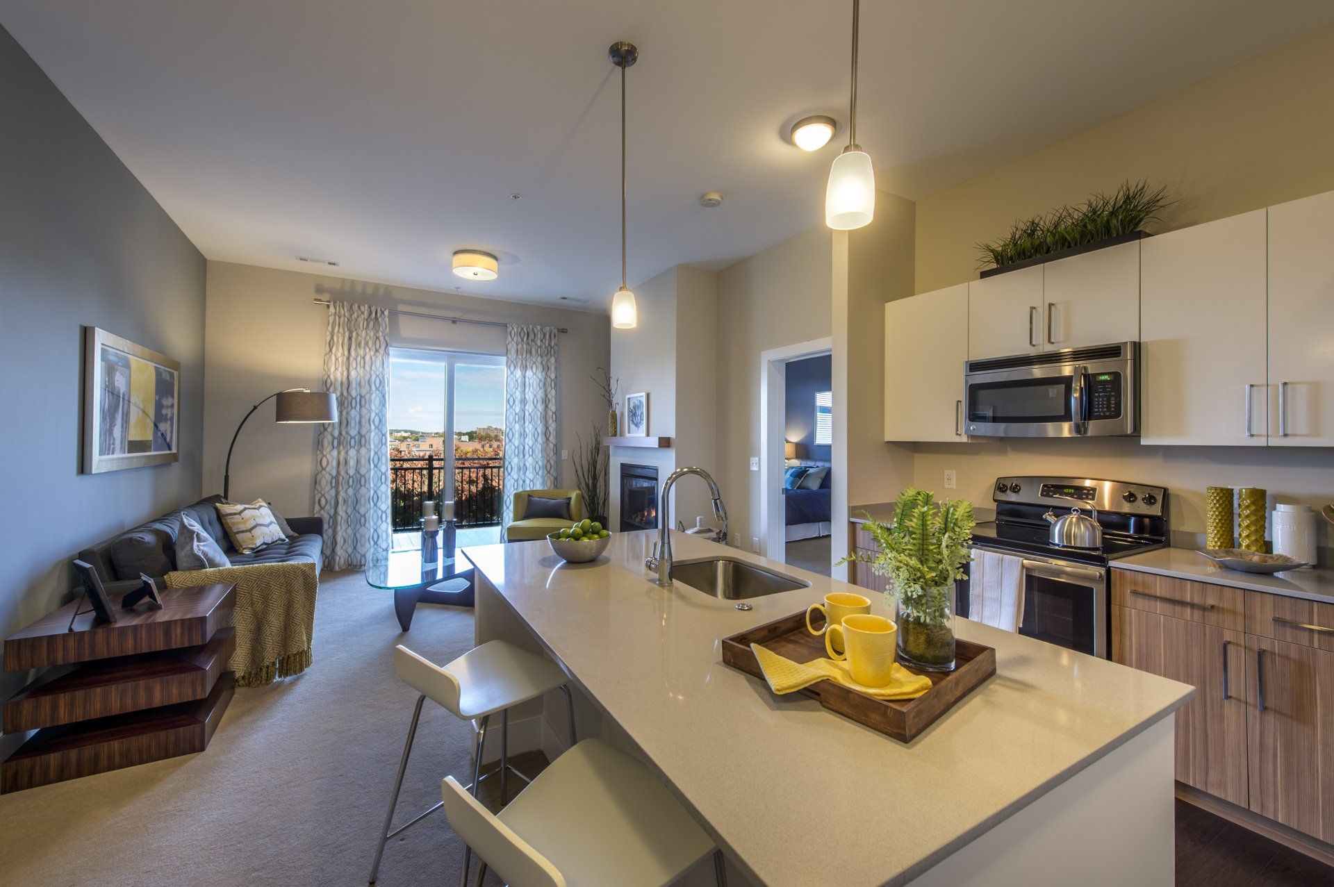 living room at Lumiere