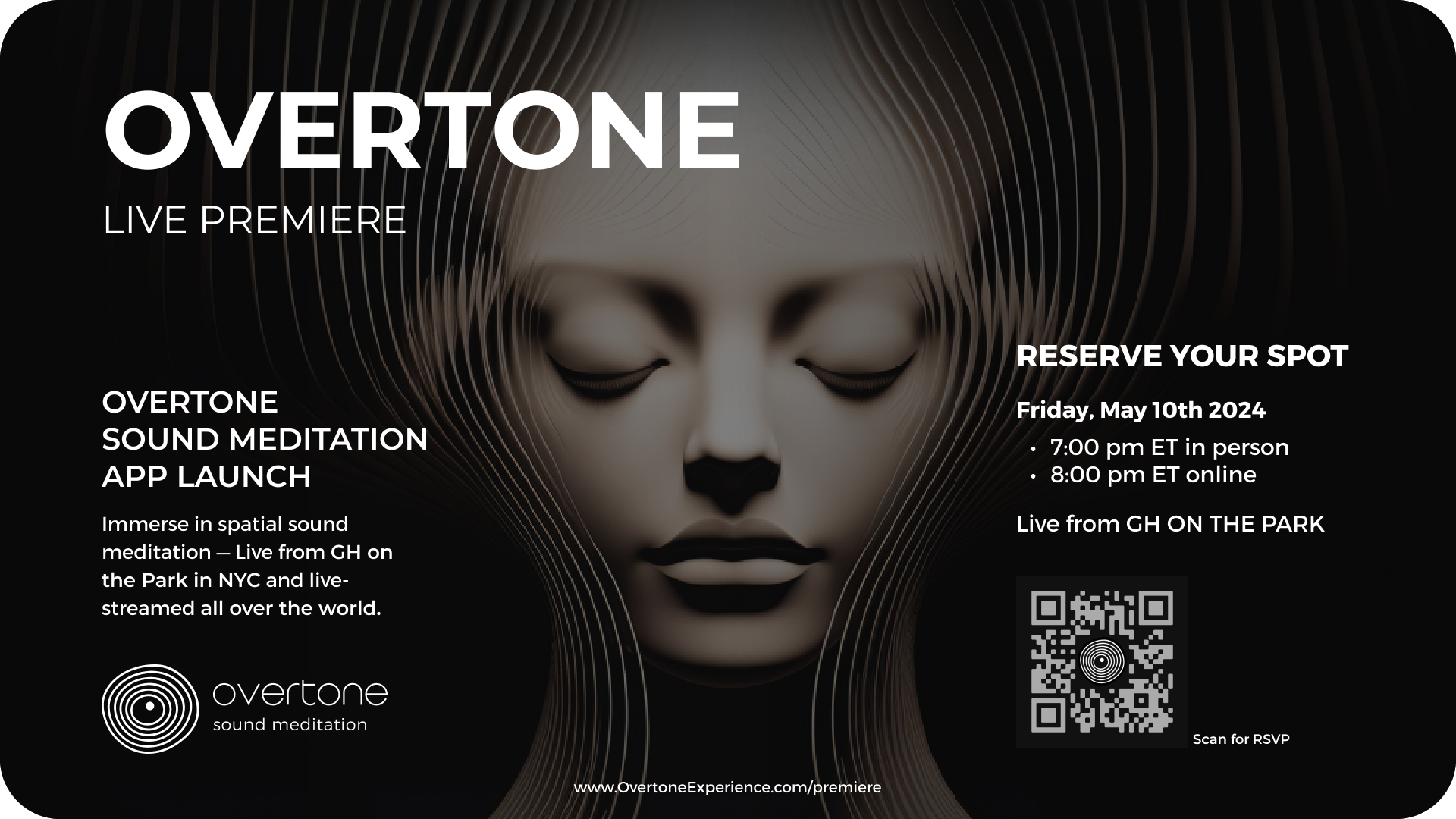 Overtone Live Premiere Friday May 10th at 7pm ET