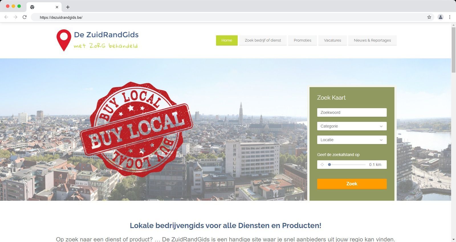 Local business directory - 'Zuidrand' Antwerp