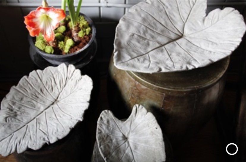 Ceramic Leaves - Ridgefield, Connecticut - Lions Paw Interior