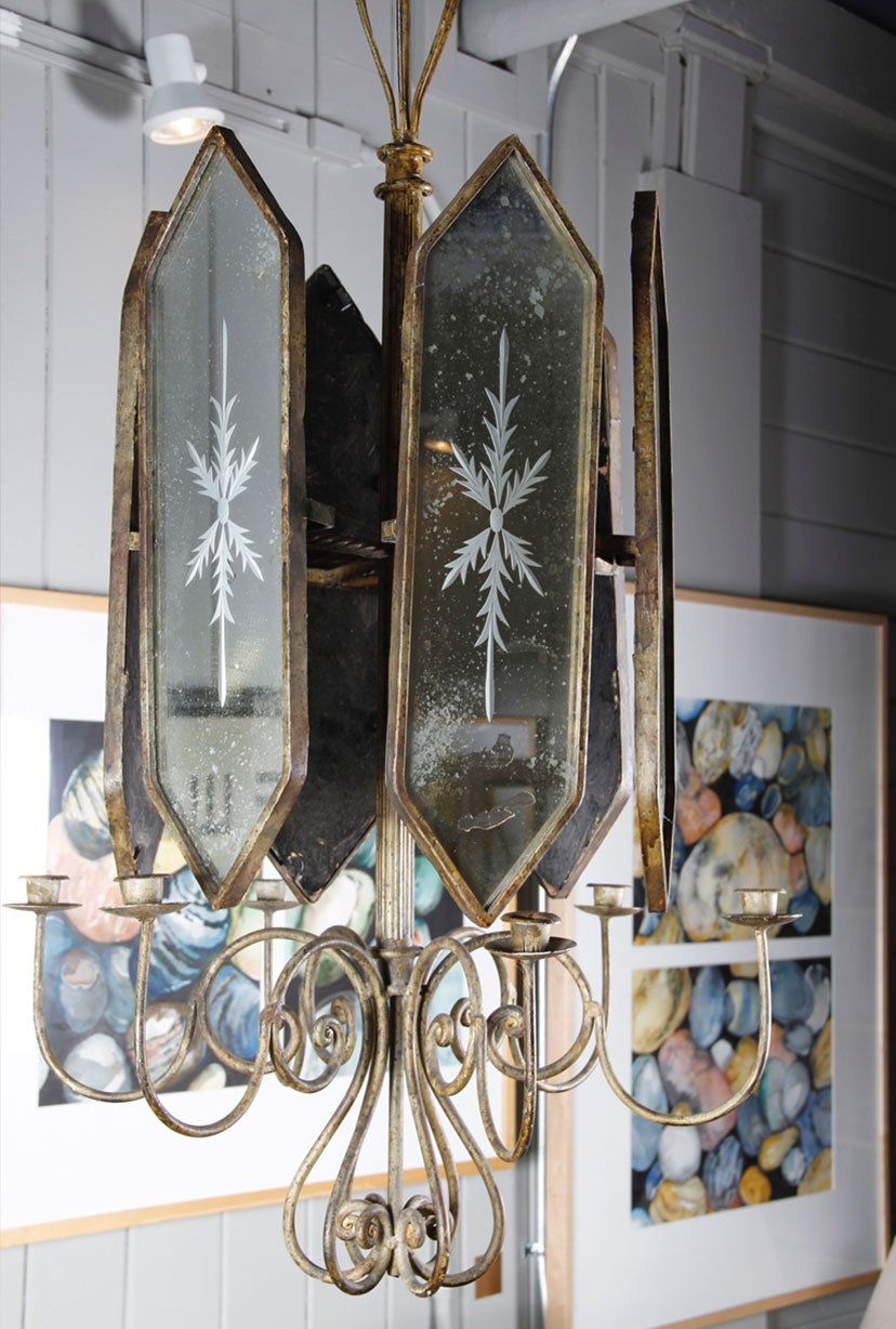 Hanging Mirrors  - Ridgefield, Connecticut - Lions Paw Interior