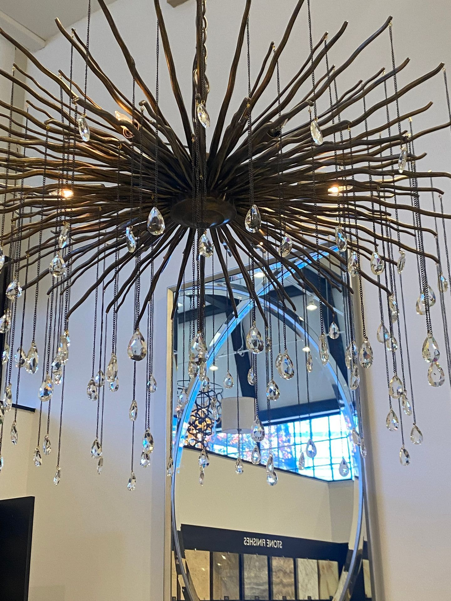Crystals Chandelier - Ridgefield, Connecticut - Lions Paw Interior