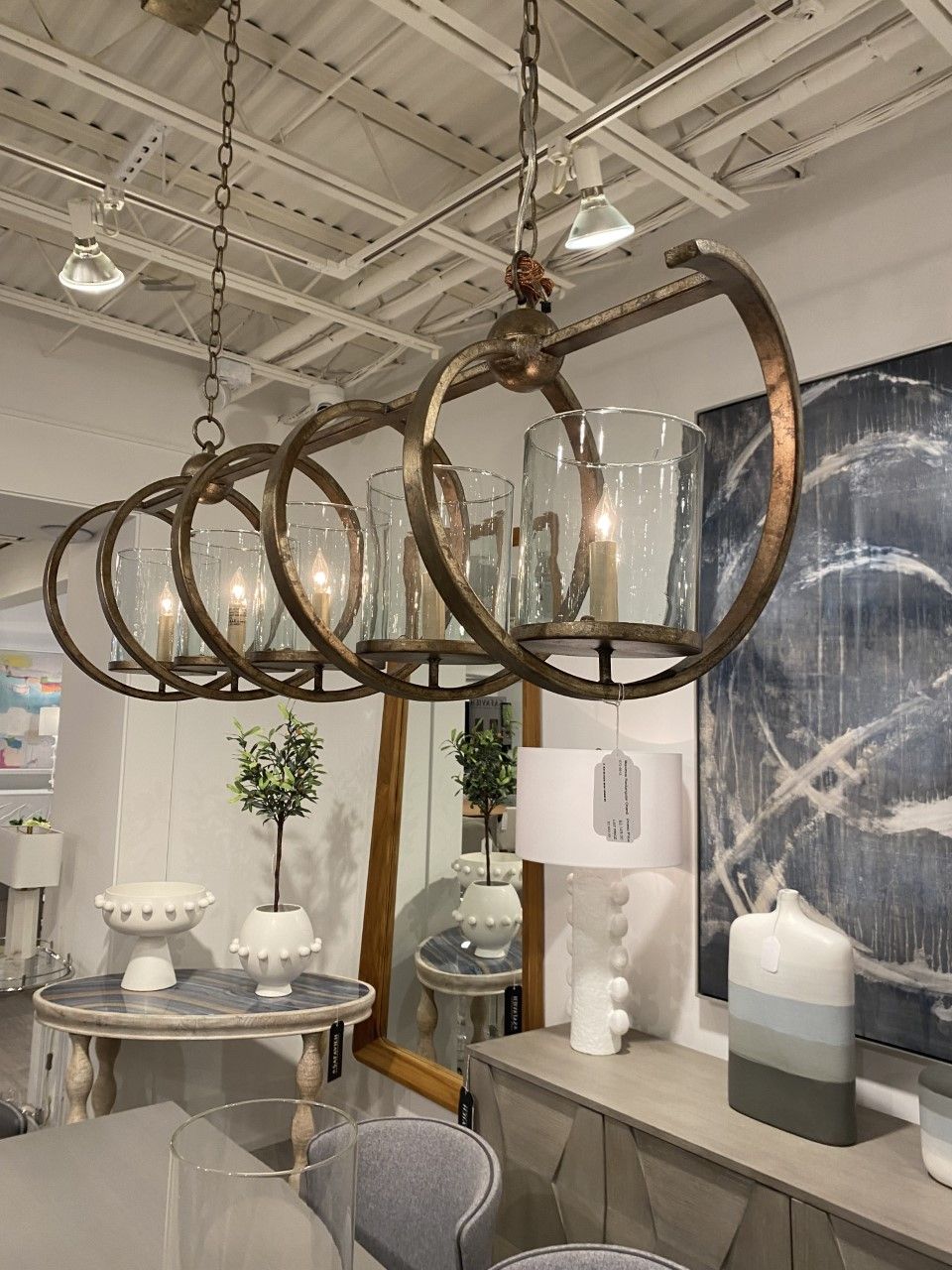 Modern Chandelier — Ridgefield, CT — Lions Paw Interior