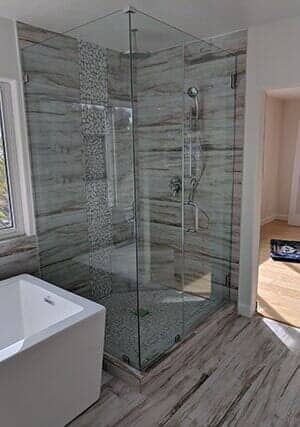 Bathroom Remodeling — Shower Area in La Habra, CA