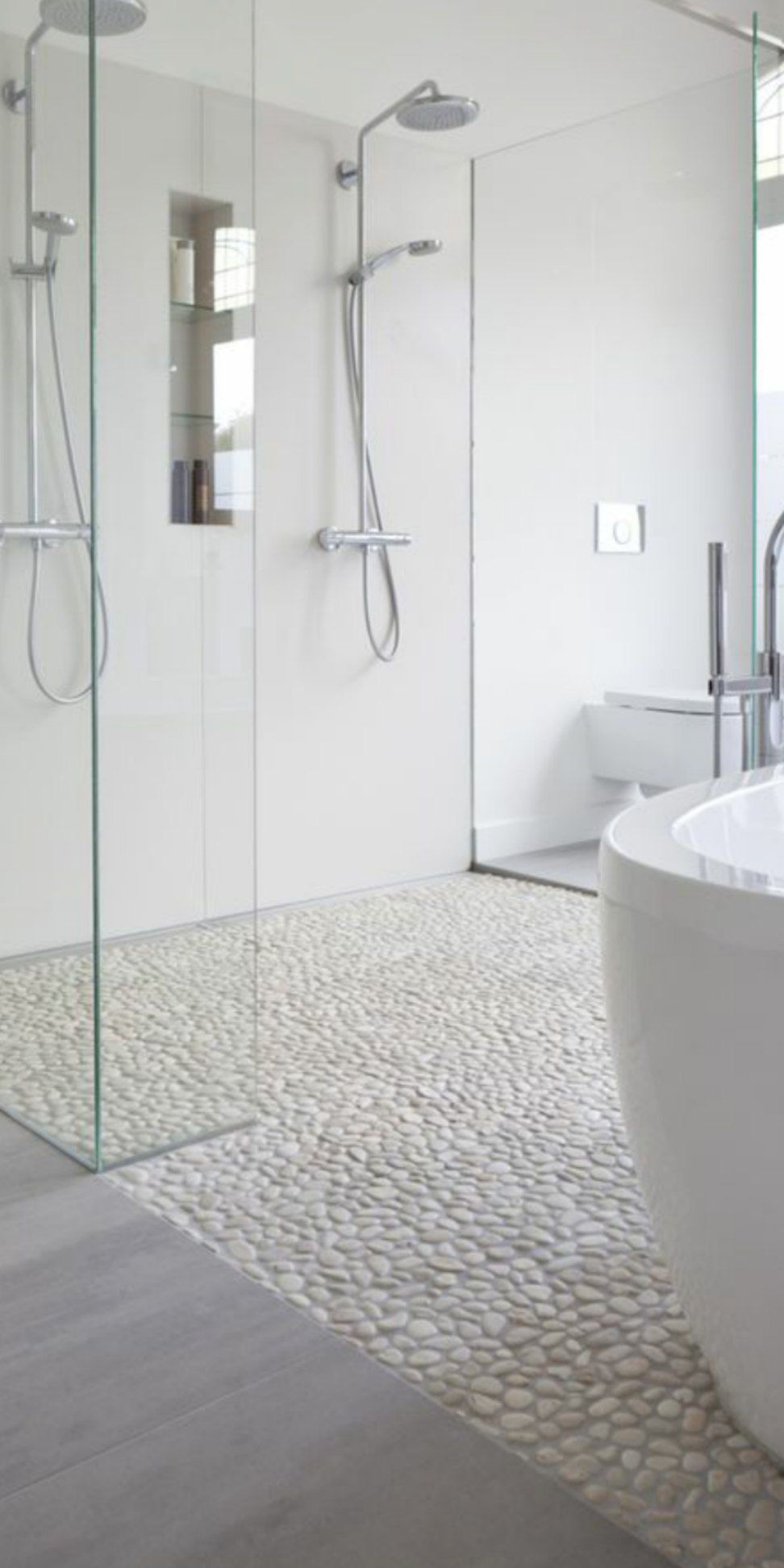 Remodeling Services — Clean White Bathroom in La Habra, CA