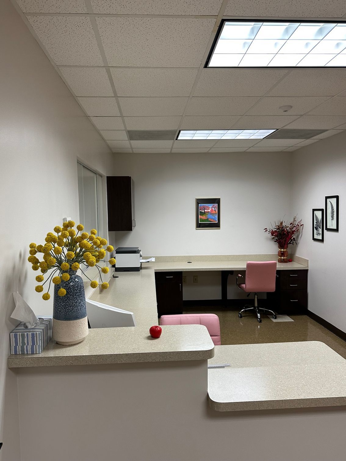 Smiling Woman Using Laptop — Riverdale, GA — Tara Gynecology Smiling Woman Using Laptop — Riverdale, GA — Tara Gynecology