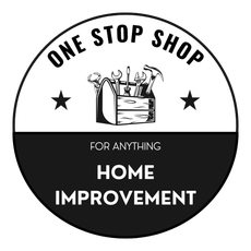 The logo for one stop shop for anything home improvement.