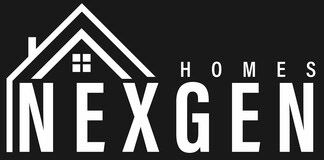 The logo for nexgen homes shows a house with a roof.