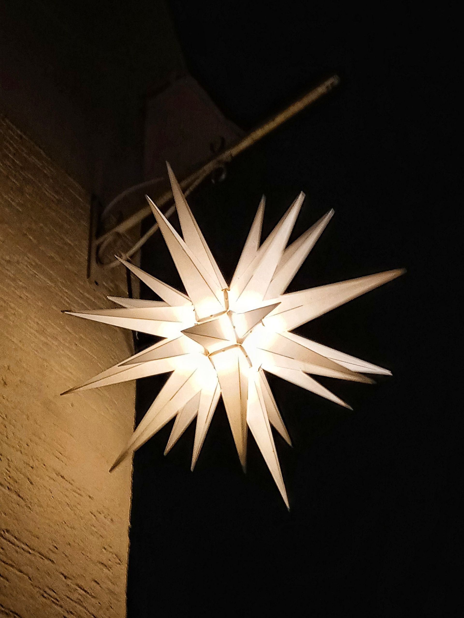 Weihnachtsstern in Warendorf, NRW