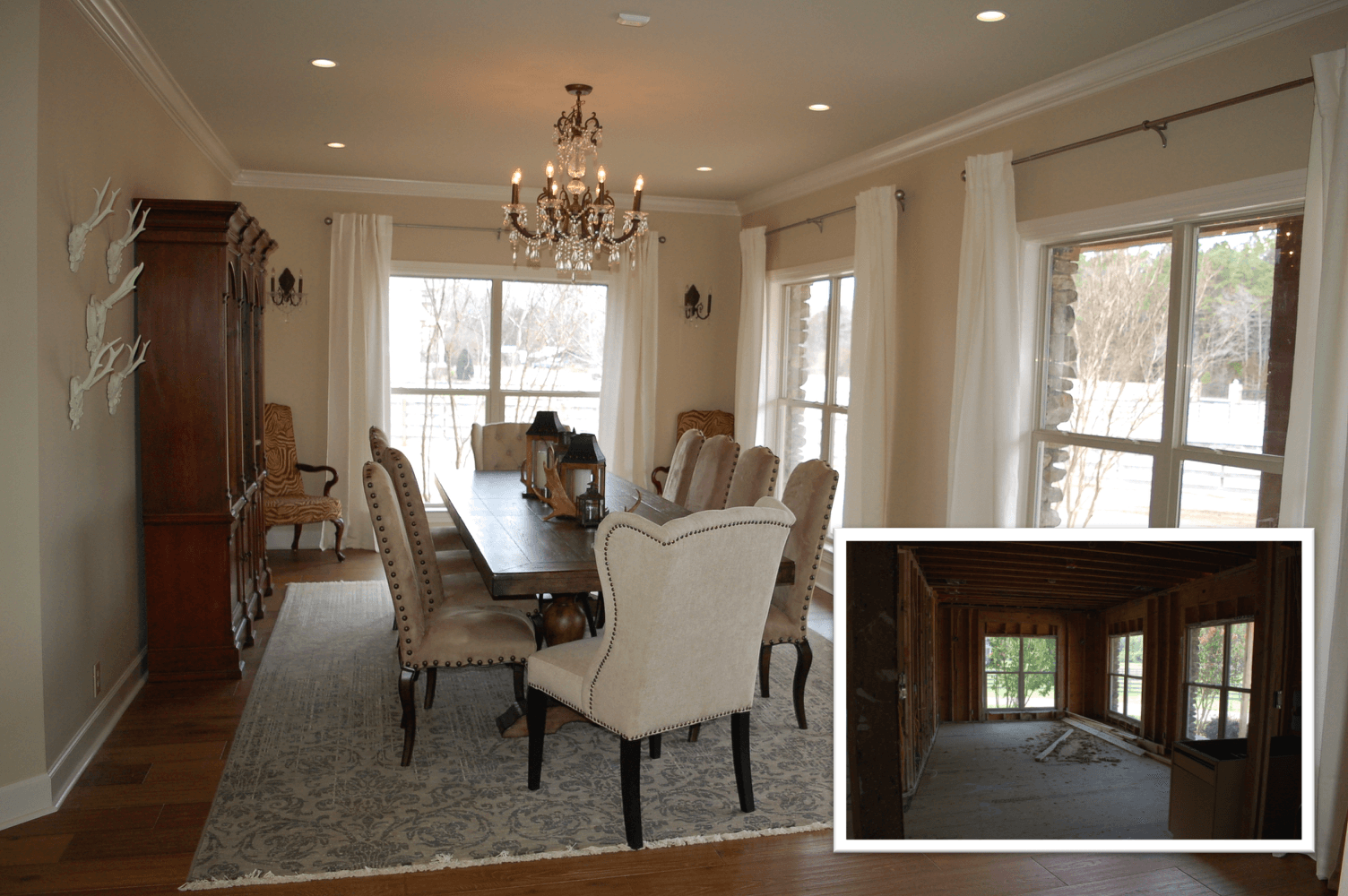 Before & After tornado damage