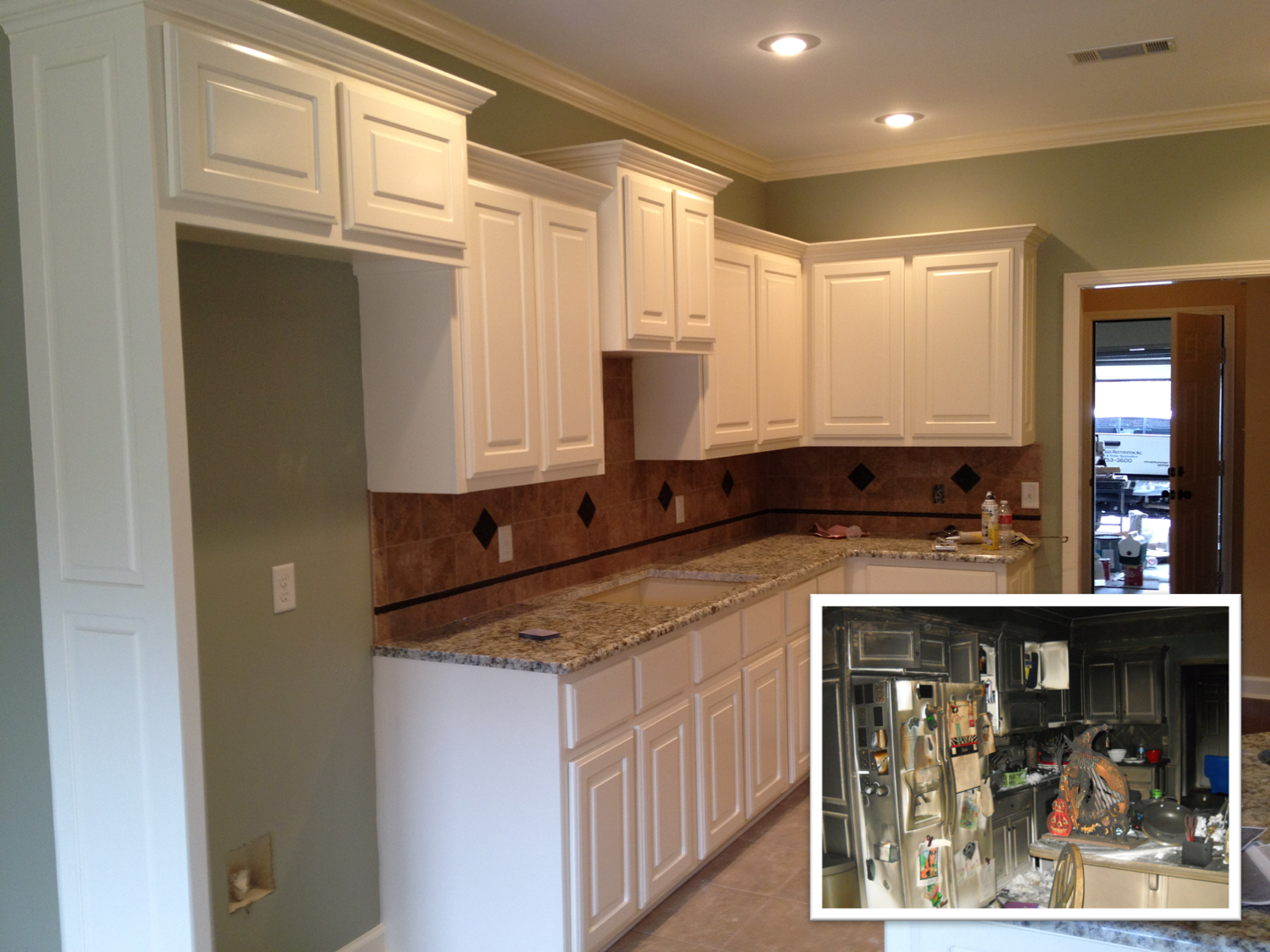Before & After Kitchen Fire