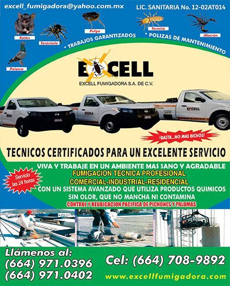 EXCELL FUMIGADORA SA DE CV
